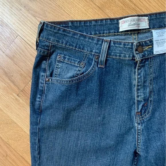 Vintage Y2K Levi Strauss Signature Stretch Low Rise Boot Cut Jeans Medium - Picture 4 of 11